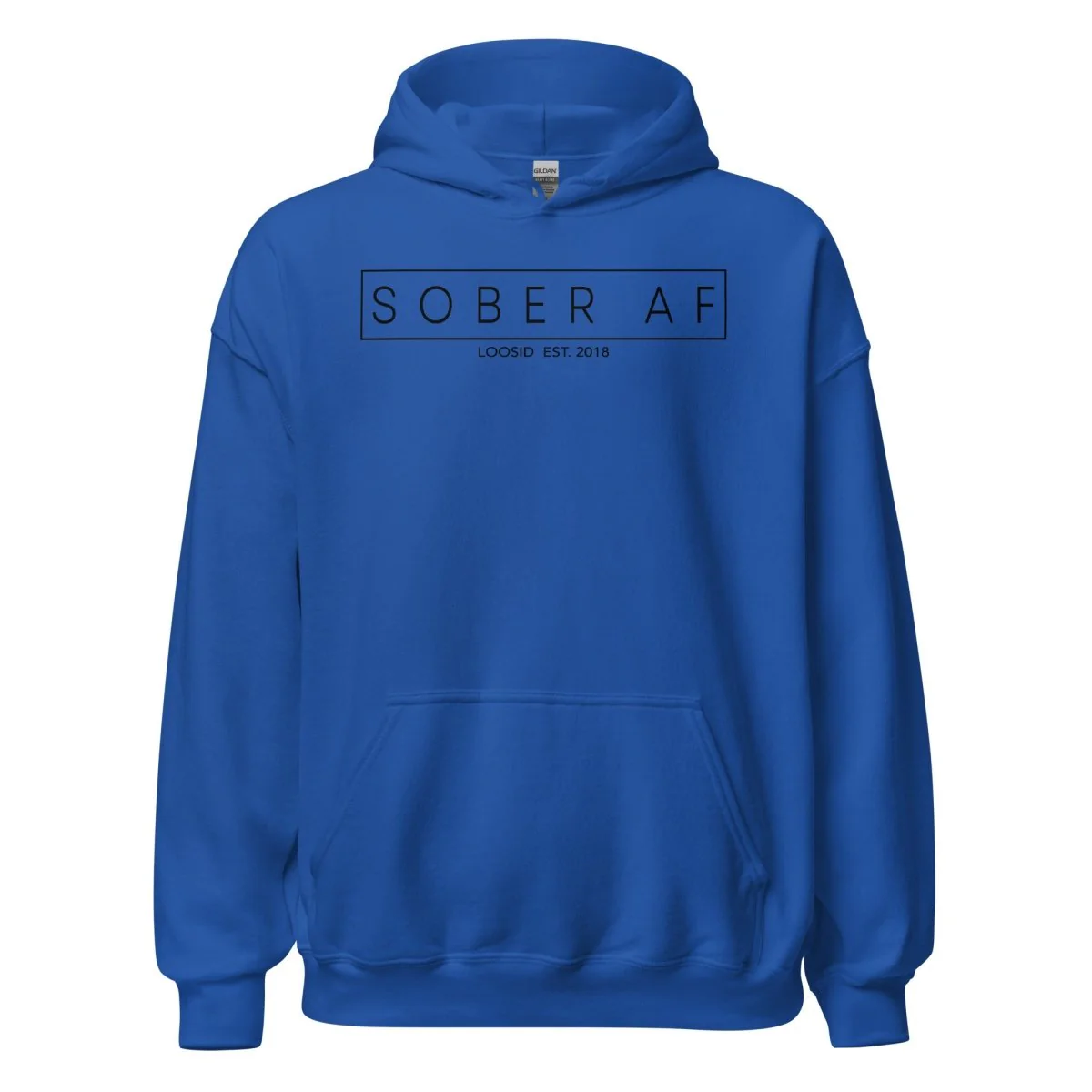 Sober AF Men's Hoodie - Image 12