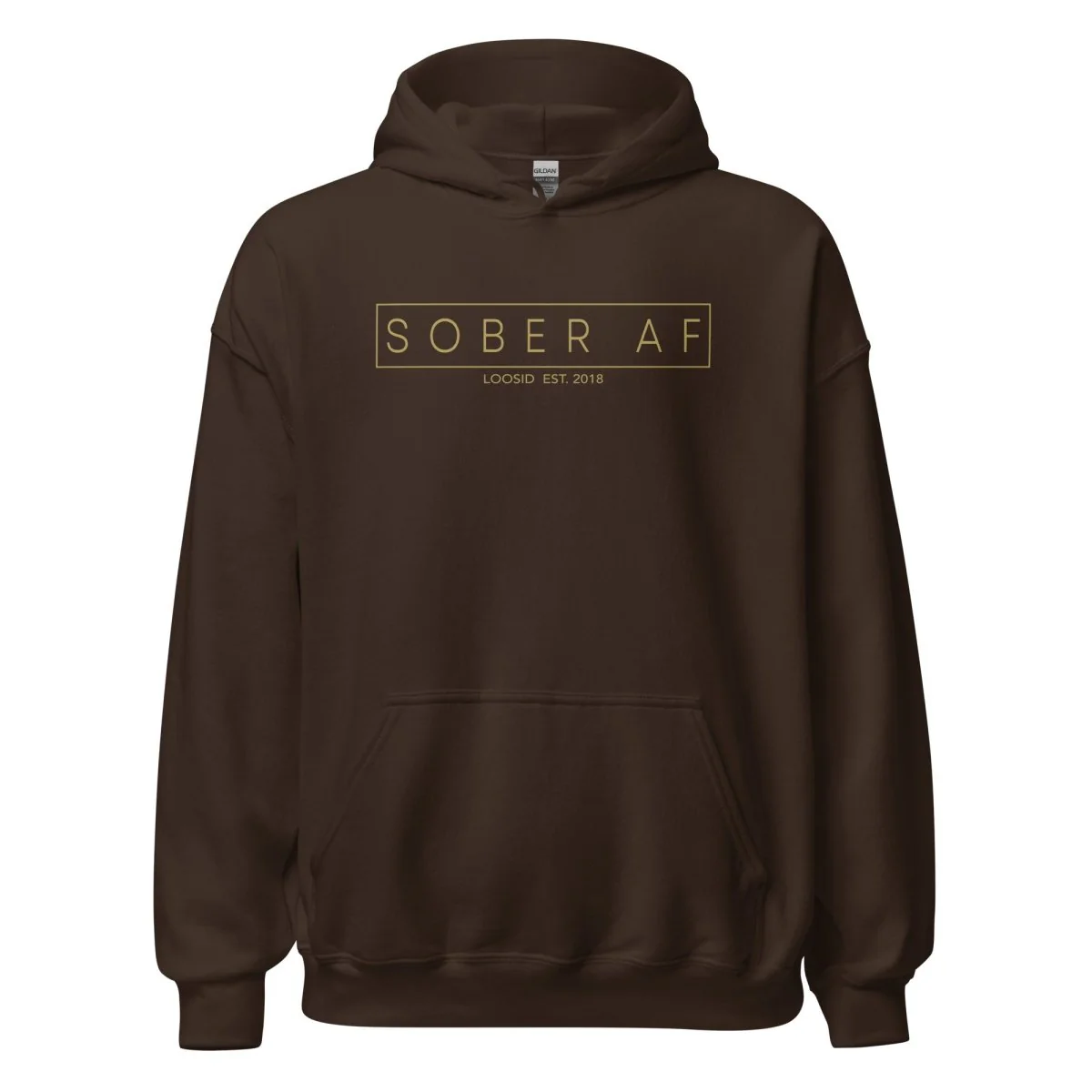 Sober AF Men's Hoodie - Image 8
