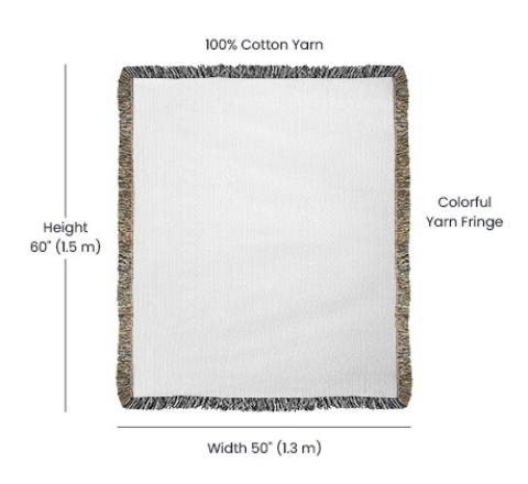 In My Sobriety, I Found My Strength Heirloom Woven Blanket - Image 4