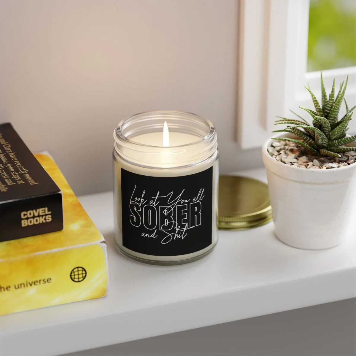 Look At You Scented Coconut Apricot Candle - Image 11