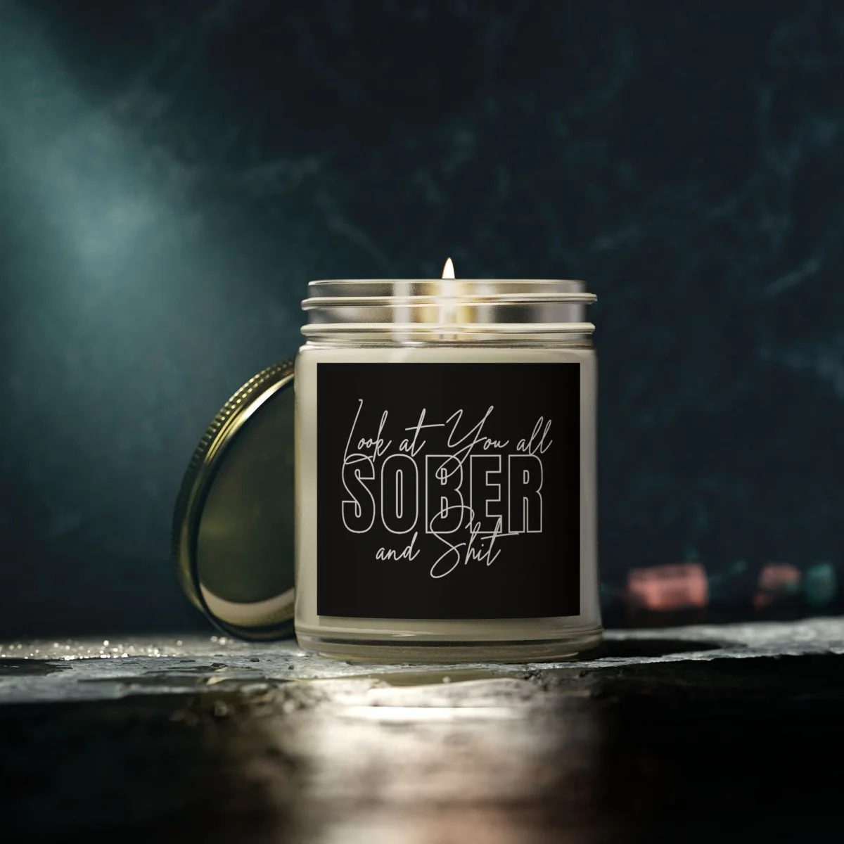 Look At You Scented Coconut Apricot Candle - Image 9