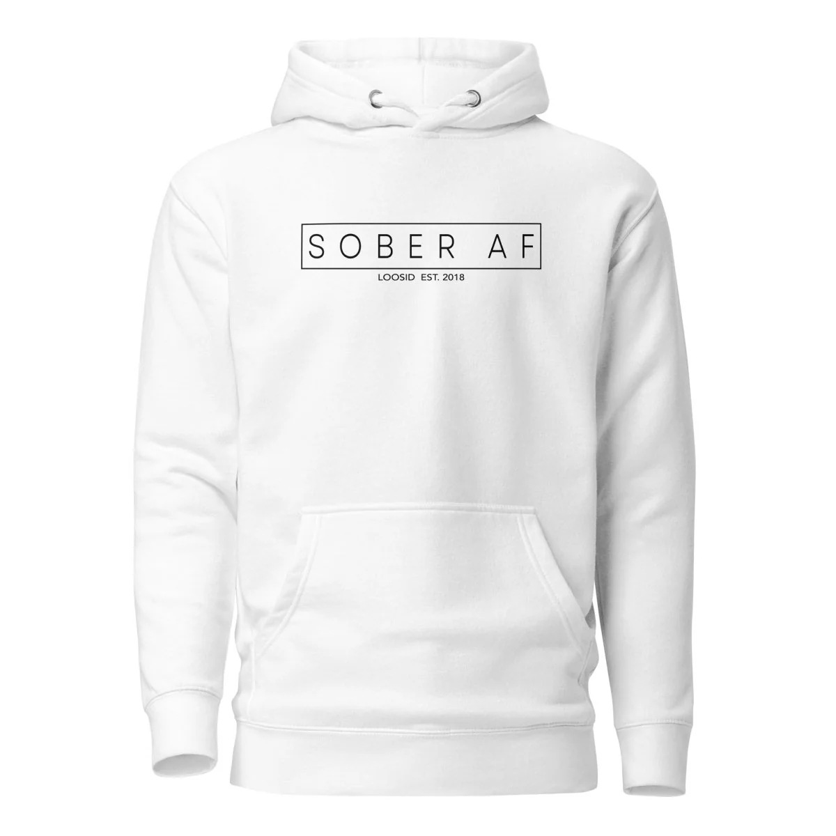 Recovery Hoodie | Sober AF Women's Hoodie with Custom Sobriety Date - Image 12