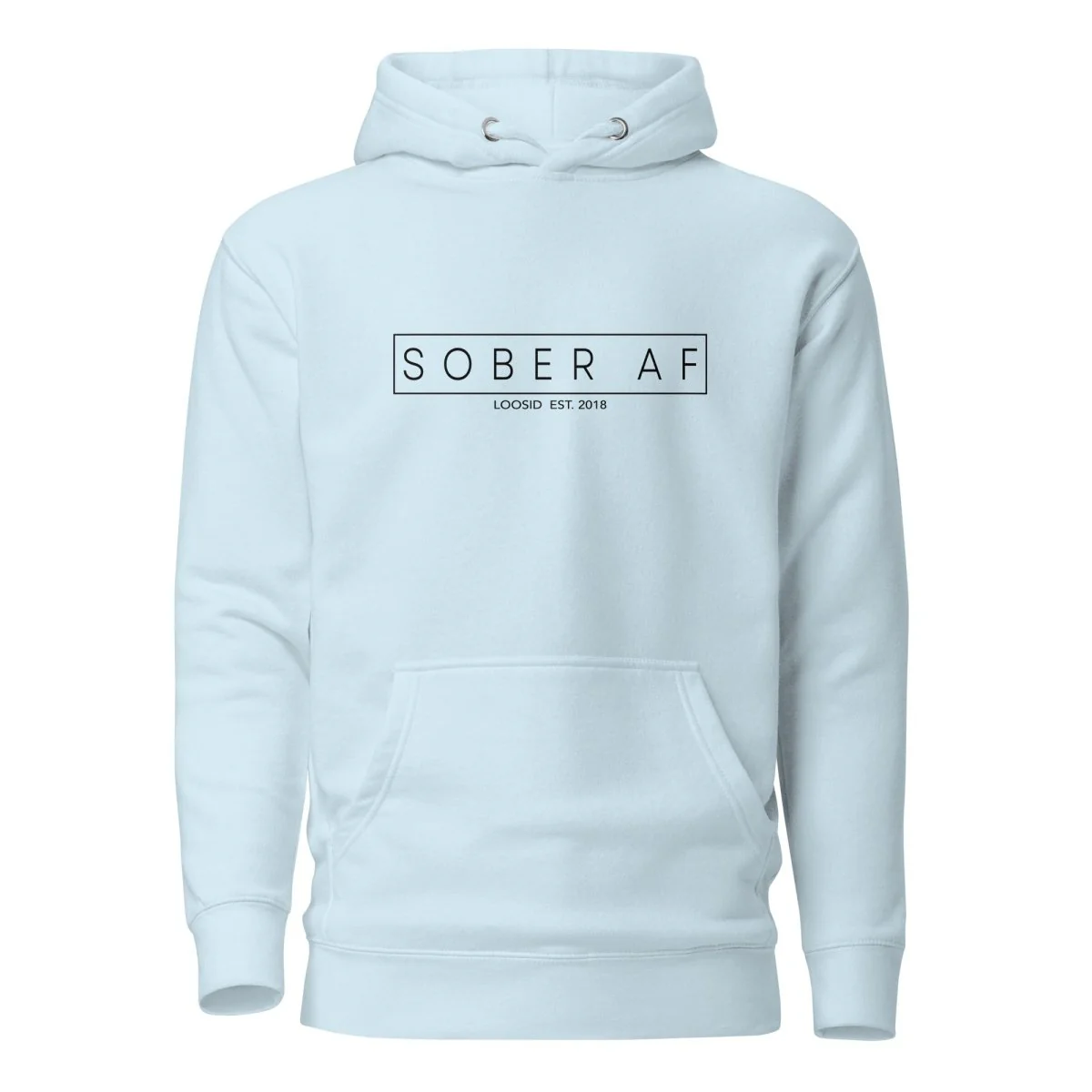 Recovery Hoodie | Sober AF Women's Hoodie with Custom Sobriety Date - Image 18