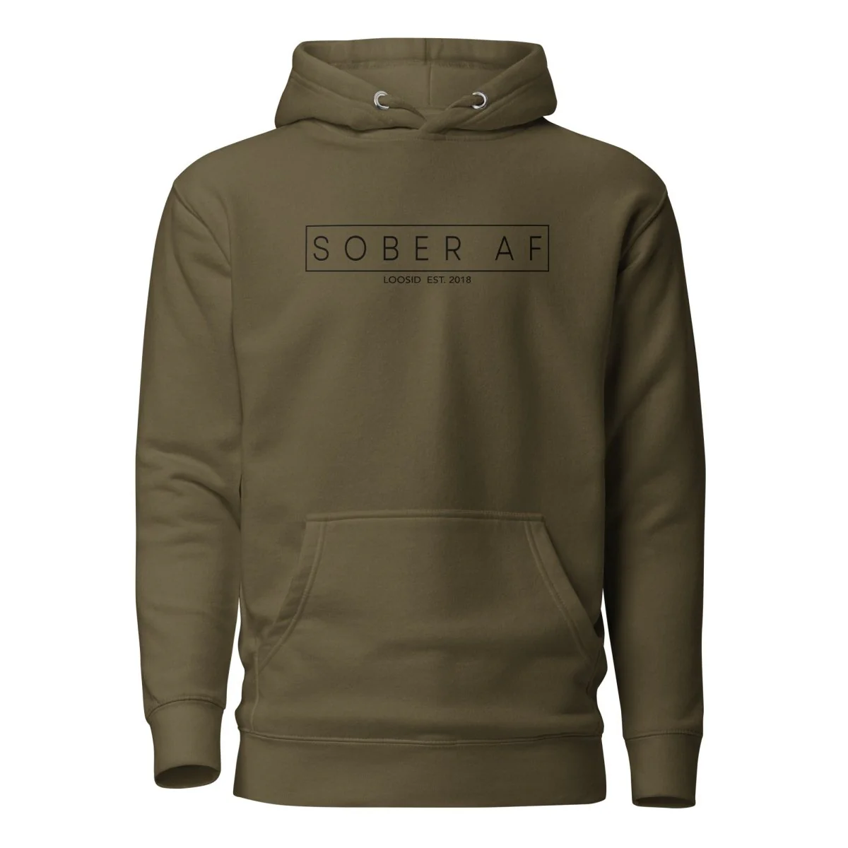 Recovery Hoodie | Sober AF Women's Hoodie with Custom Sobriety Date - Image 21