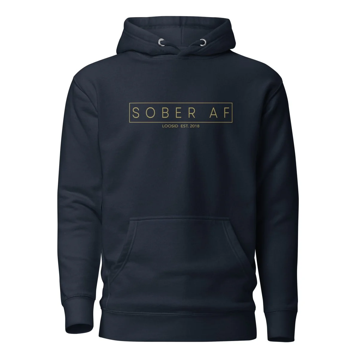 Recovery Hoodie | Sober AF Women's Hoodie with Custom Sobriety Date - Image 6