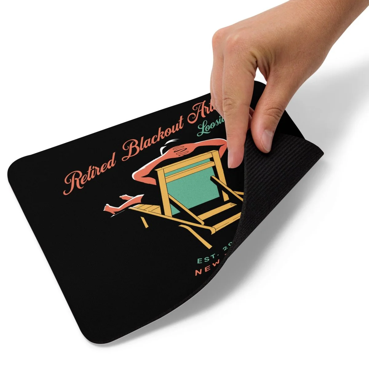 Retired Blackout Artist Mouse Pad - Image 3
