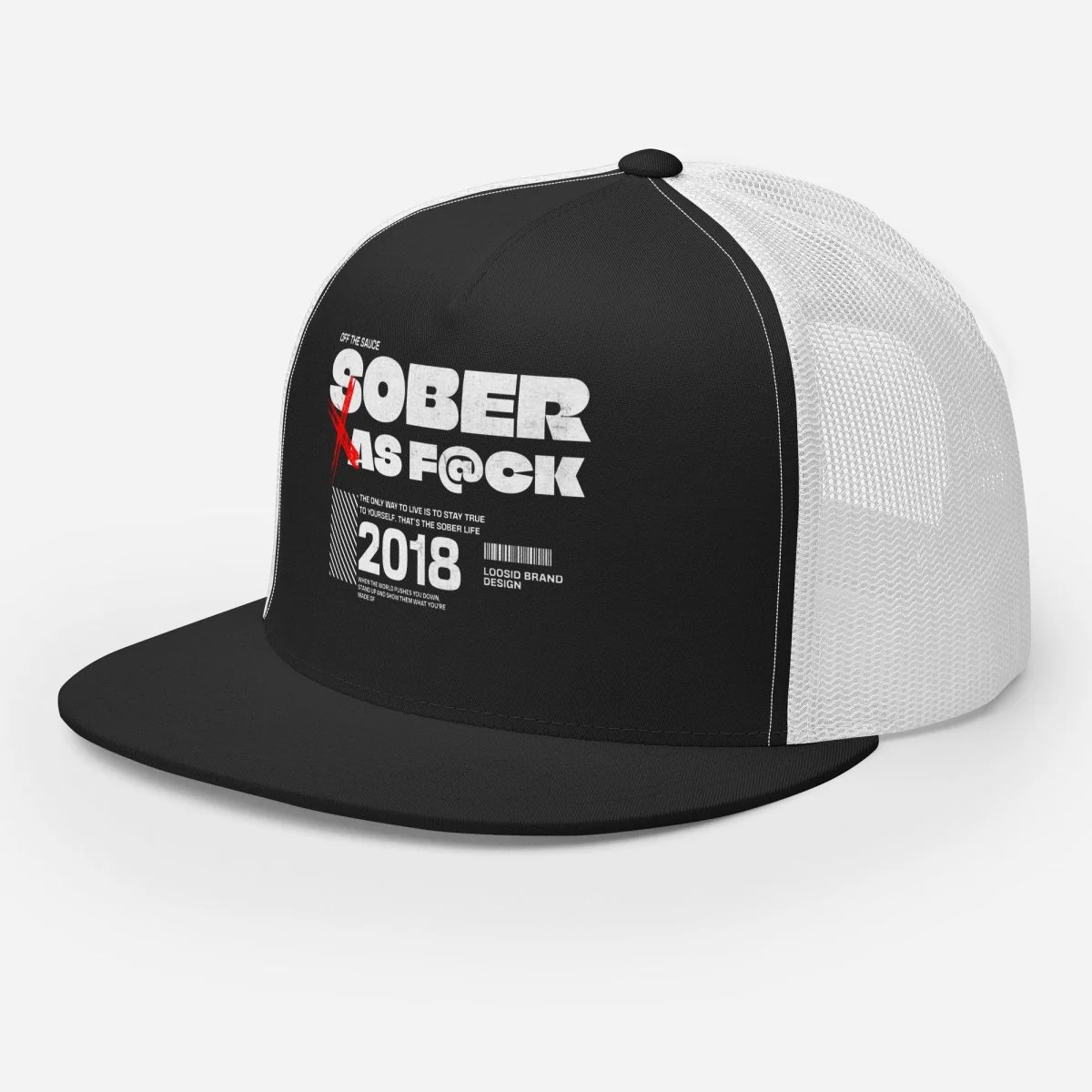Sober As F@ck Trucker Cap - Image 6
