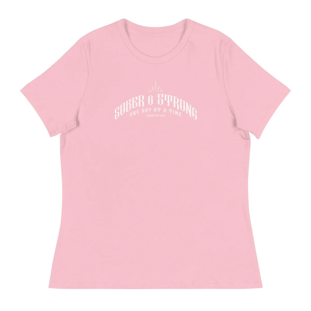 Sober & Strong Womens Relaxed T-Shirt - Image 6