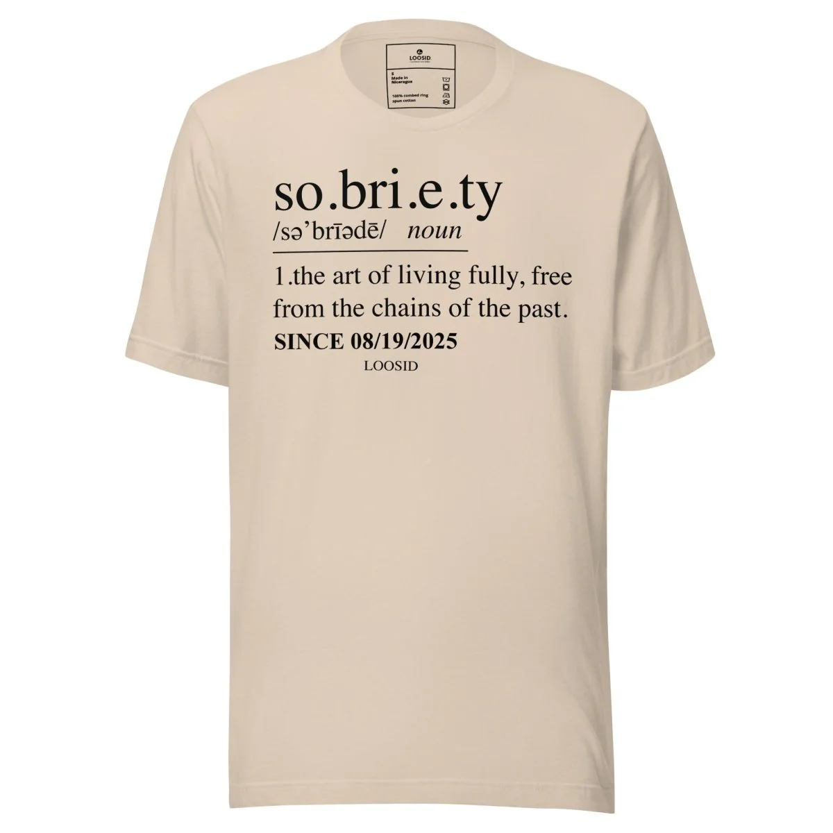 Sober T Shirt | Sobriety Definition Men's Graphic Tee for Recovery - Image 20