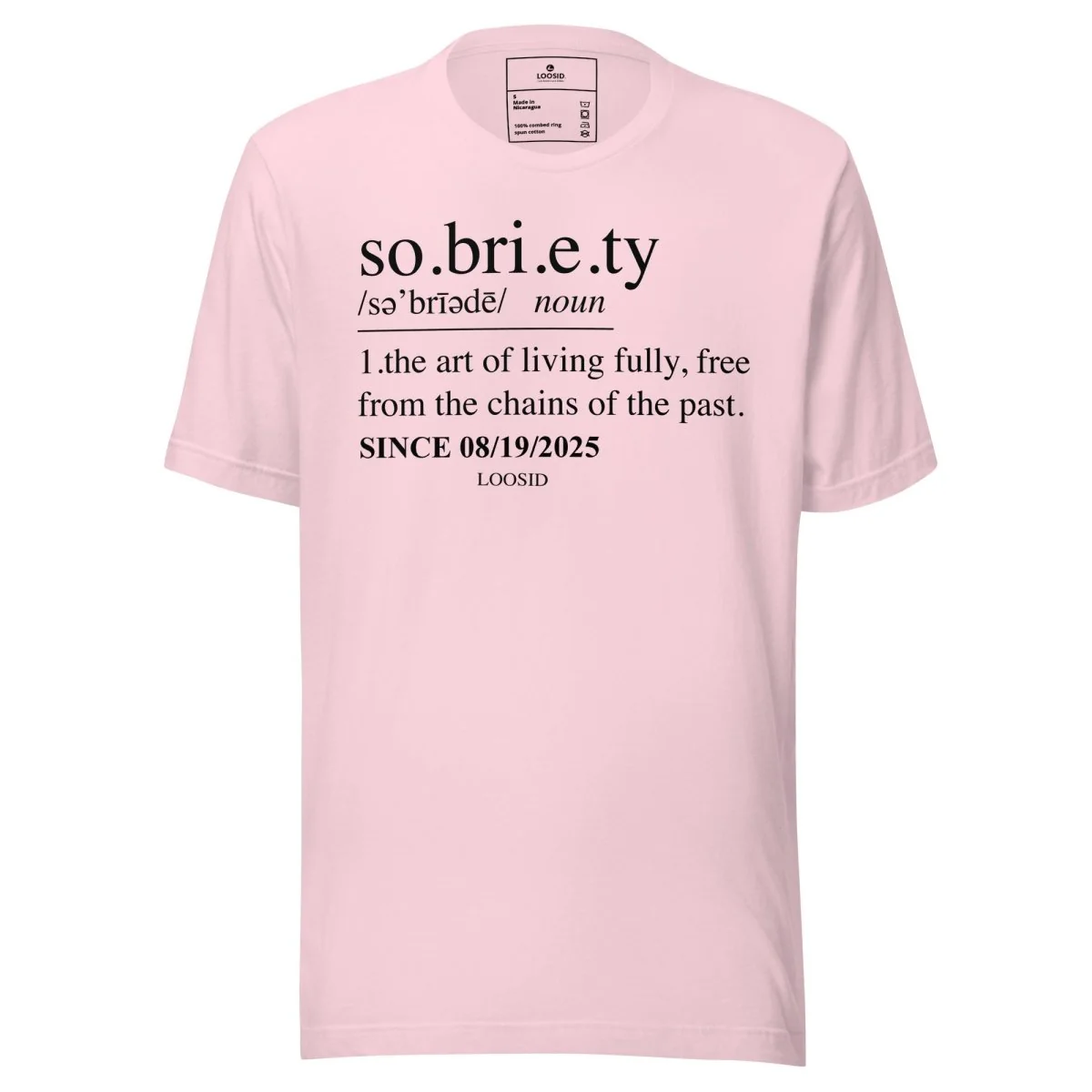 Sober T Shirt | Sobriety Definition Men's Graphic Tee for Recovery - Image 23