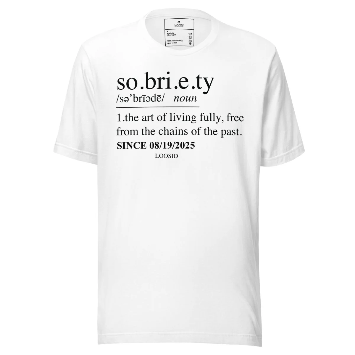 Sober T Shirt | Sobriety Definition Men's Graphic Tee for Recovery - Image 26