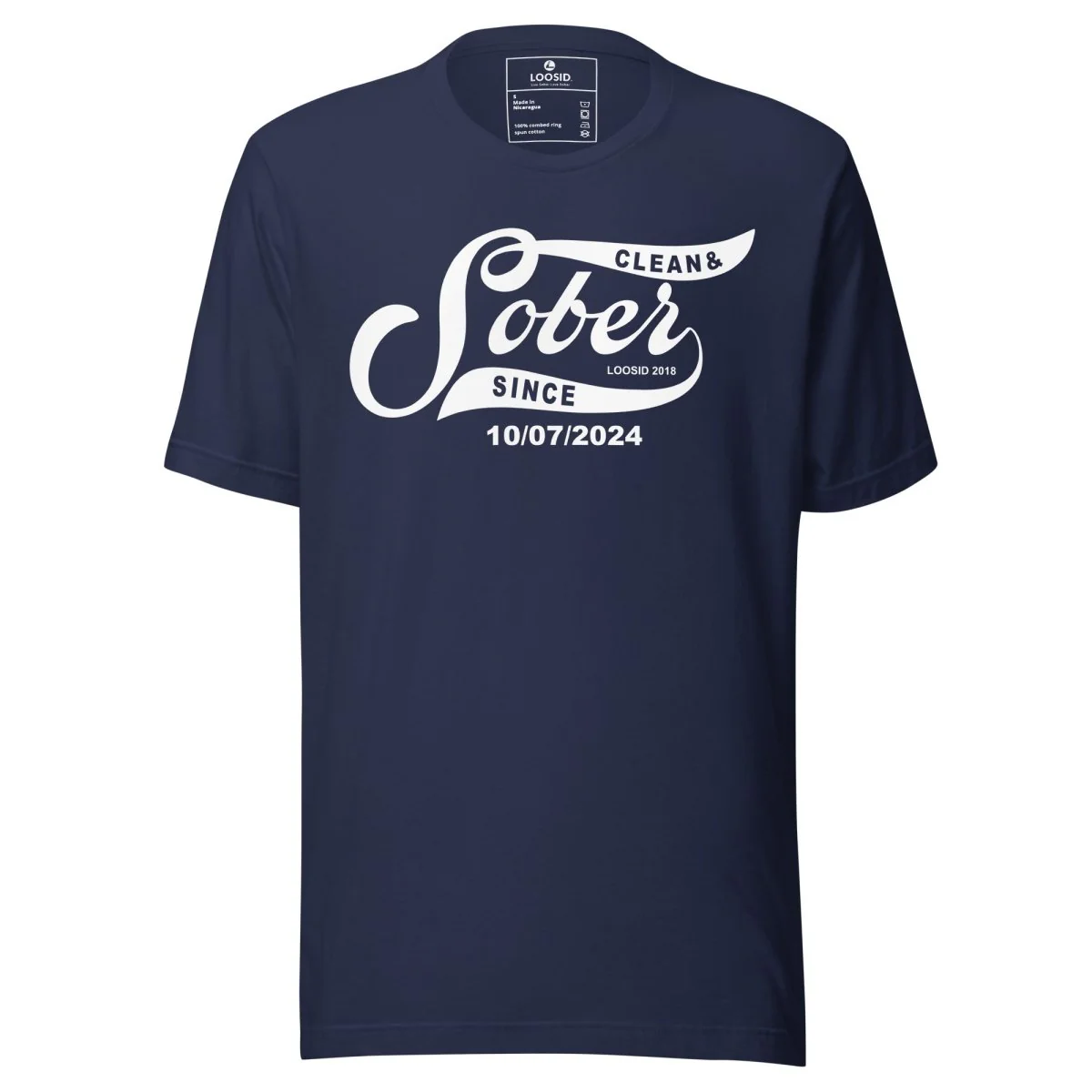 Sober T Shirt | Women’s Sober Since Top with Personalized Date - Image 9