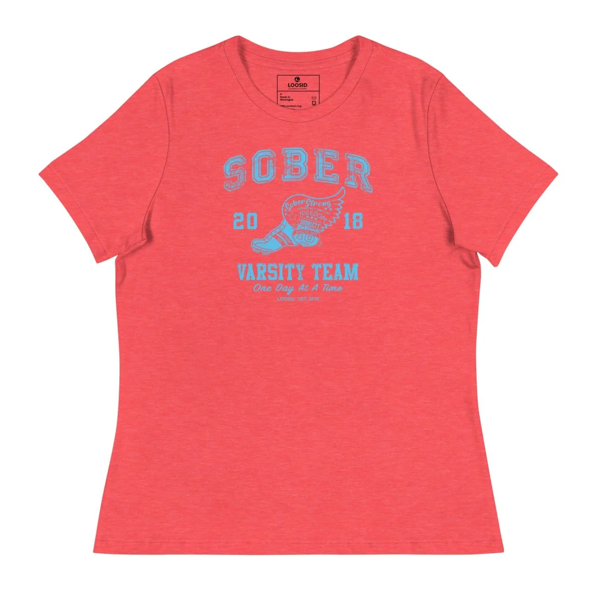 Sober Varsity Team Women's Relaxed T-Shirt - Image 3