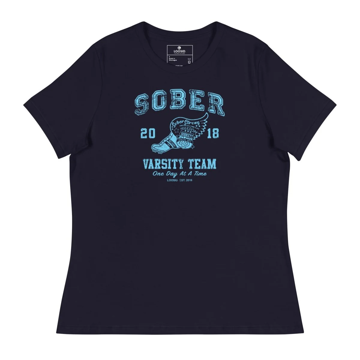 Sober Varsity Team Women's Relaxed T-Shirt - Image 4