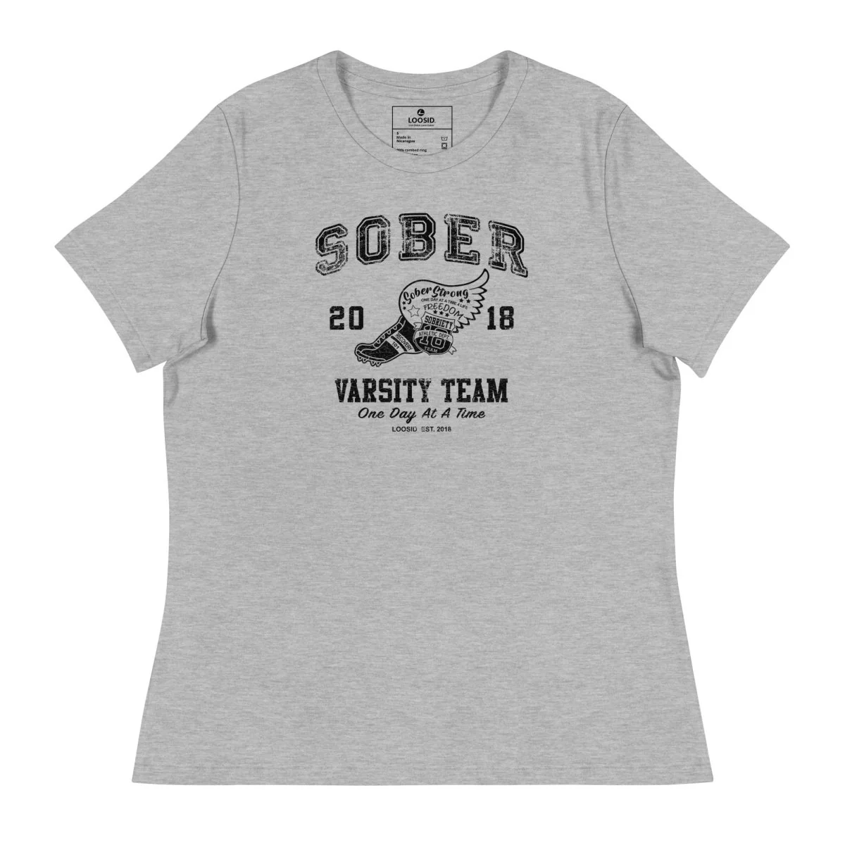 Sober Varsity Team Women's Relaxed T-Shirt - Image 6