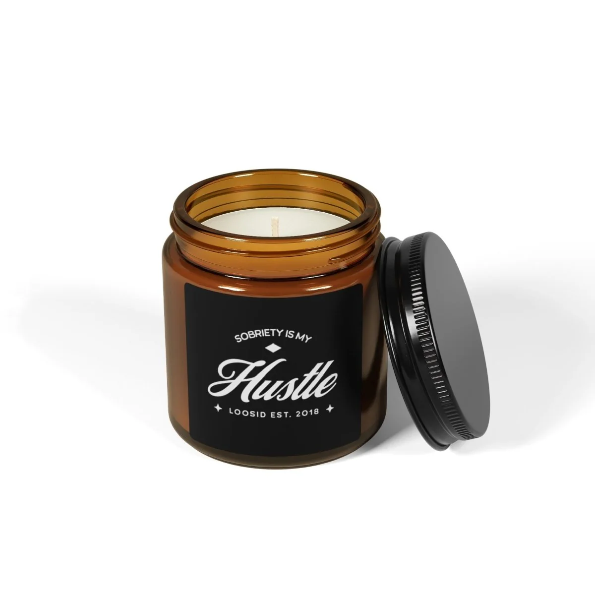 Sobriety is My Hustle Candle - Image 3