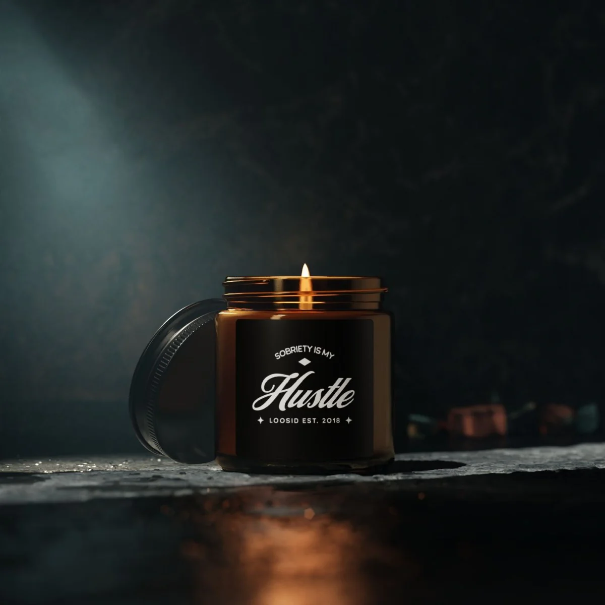 Sobriety is My Hustle Candle - Image 4