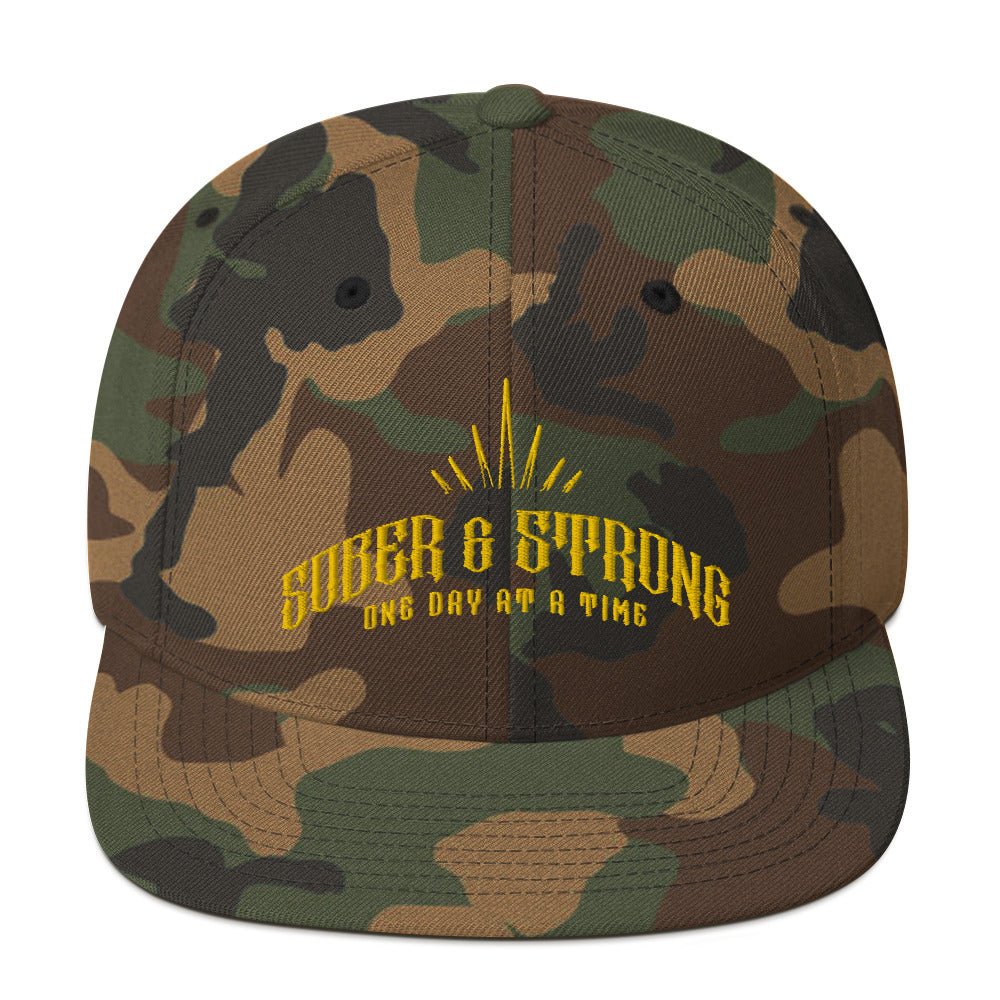 Strong & Sober Snapback Hat - Image 10