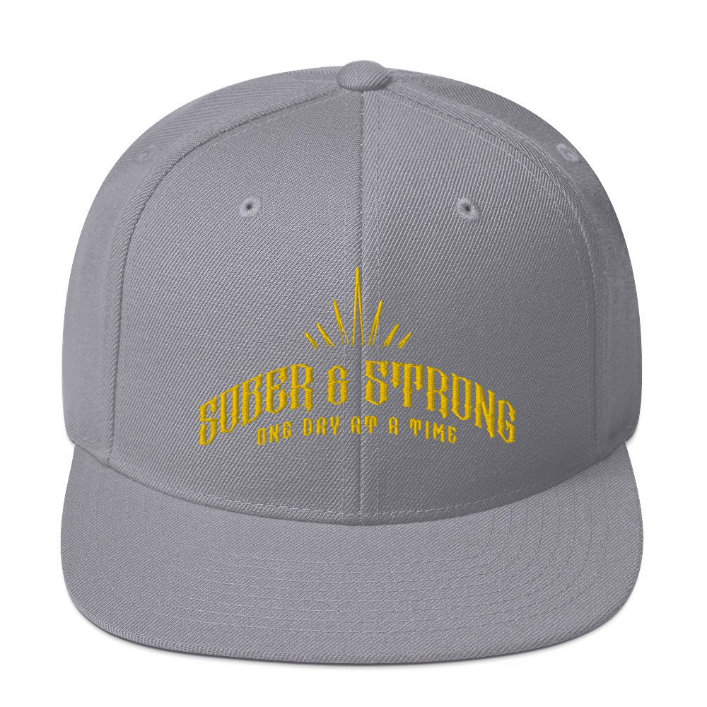 Strong & Sober Snapback Hat - Image 12