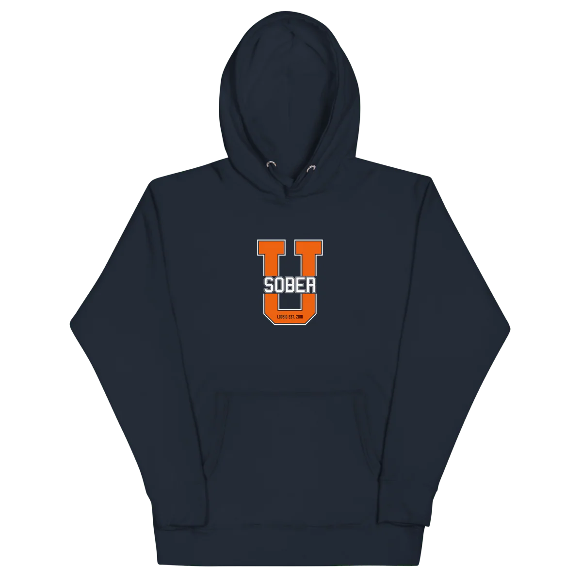 Sober U Men's Hoodie - Image 10