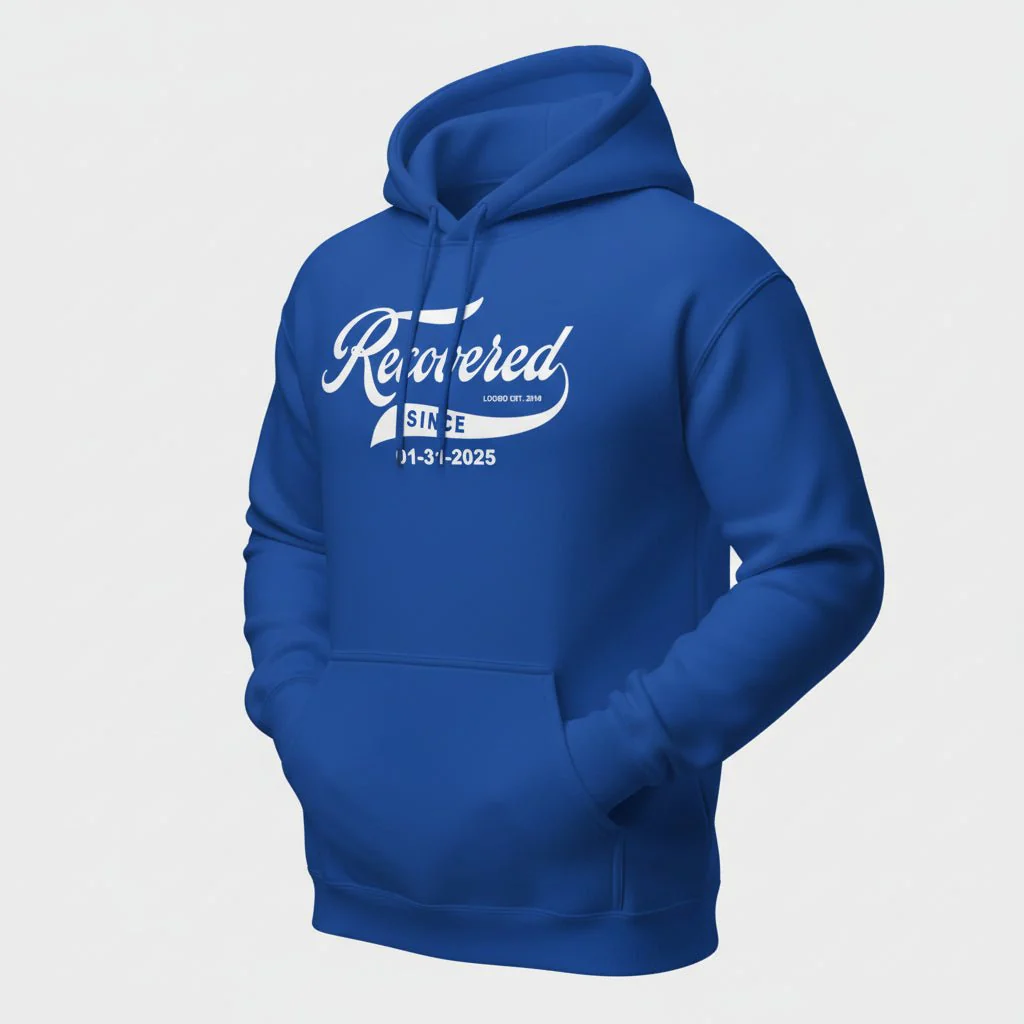 Women's Recovered Since Hoodie w/ Personalized Recovered Date - Image 33